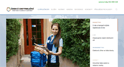 Desktop Screenshot of distribucni.cz