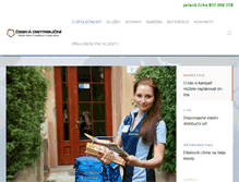 Tablet Screenshot of distribucni.cz